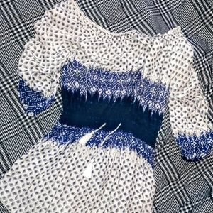 Ripcurl off shoulder linen soft tunic/dress